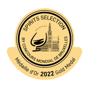 Gold Medal in Concours Mondial de Bruxelles 2022 Brussels, Belgium