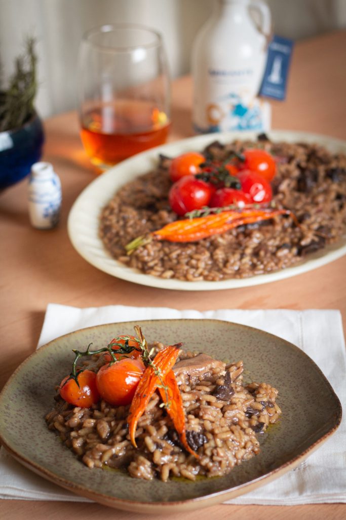 Smoked Mushroom Risotto